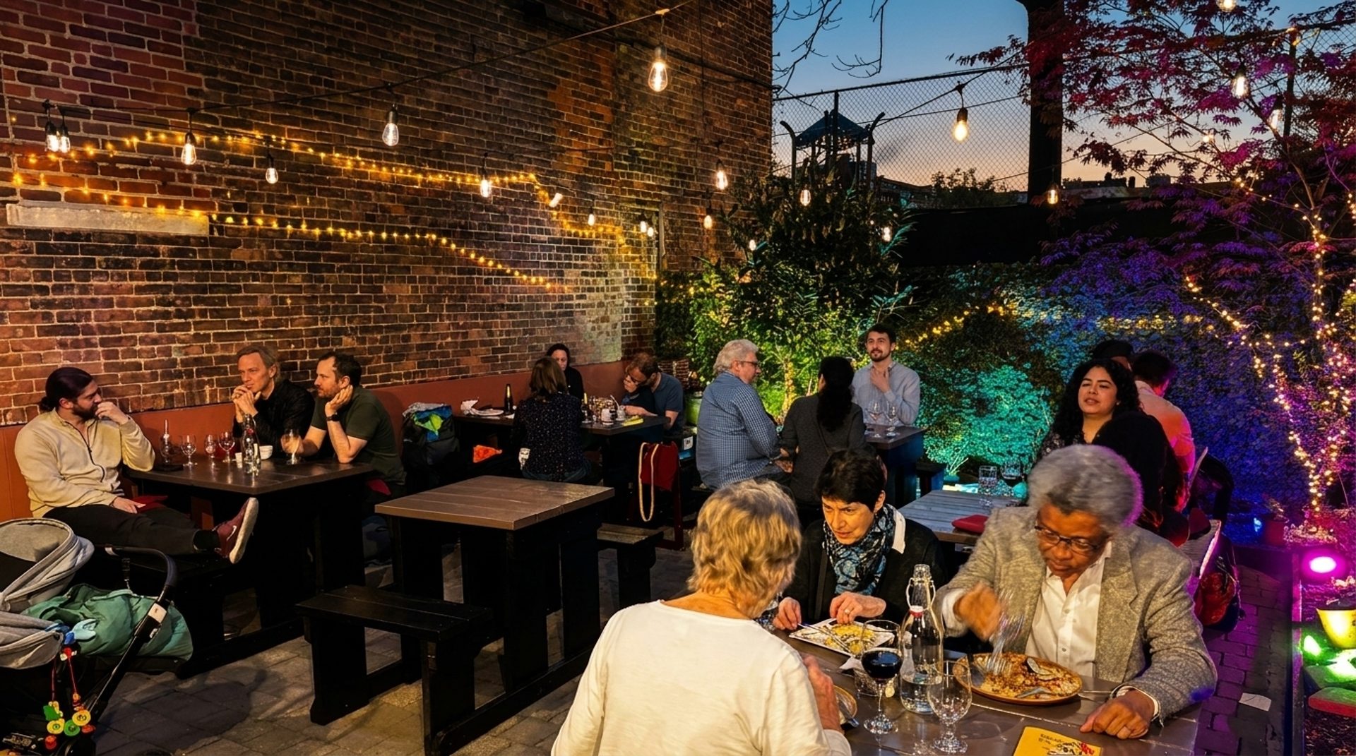 Outdoor Patio Dining in Harlem